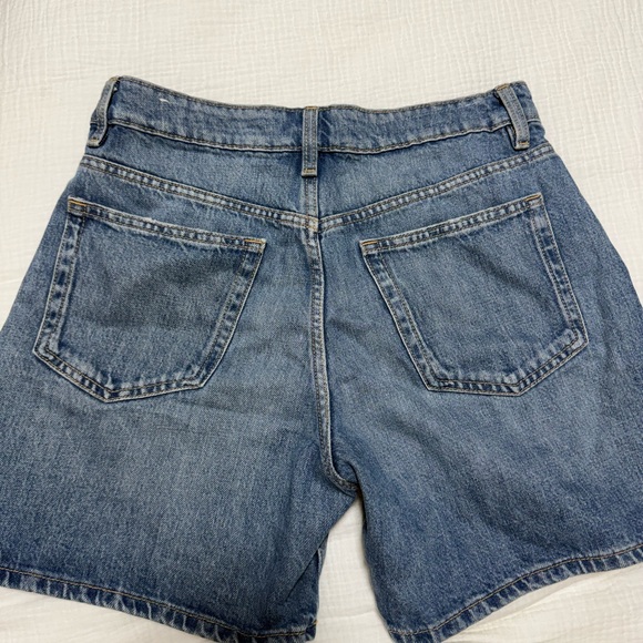 Zara Light Blue Denim Women's Shorts - Picture 4 of 4